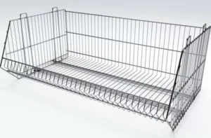 Kosze z drutu jako element wyposażenia sklepów kosze drutu