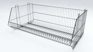 Kosze z drutu jako element wyposażenia sklepów kosze drutu